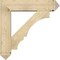 Ekena Millwork Balboa Arts and Crafts Rough Sawn Bracket w/ Offset Brace, Douglas Fir, 8"W x 34"D x 34"H BKT0806X34X34BOA03RDF - alternate 2